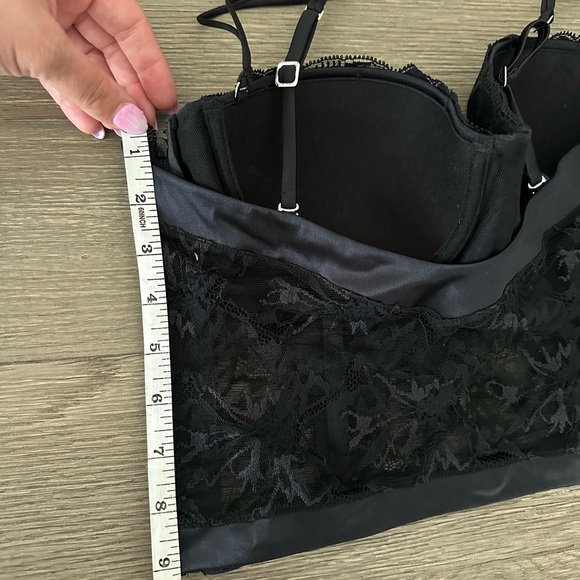 Black Lace La Perla Bustier, 36B - Picture 7 of 8